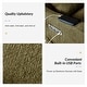 preview thumbnail 23 of 41, HULALA HOME Remo Modern Electric Waterproof Nursery Swivel Glider Recliner with Built-in Nightlight and USB ports Set of 2