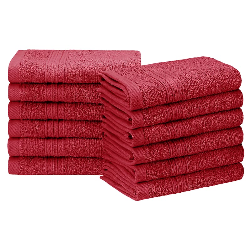 Eco-Friendly Sustainable Cotton Washcloth by Superior (Set of 12)