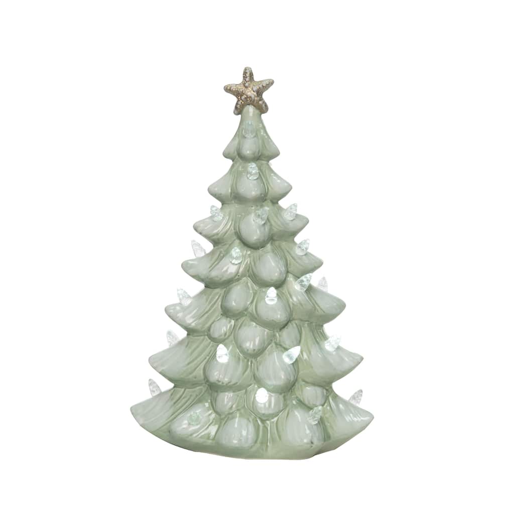 Transpac 11.8 in. Green Holiday Coastal Tree