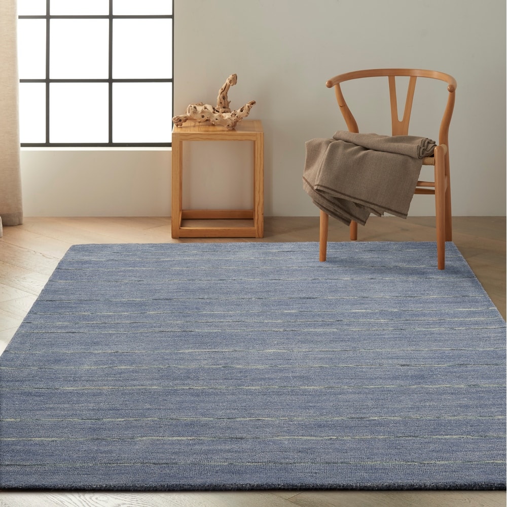 Calvin Klein Halo Contemporary Stripe Area Rug