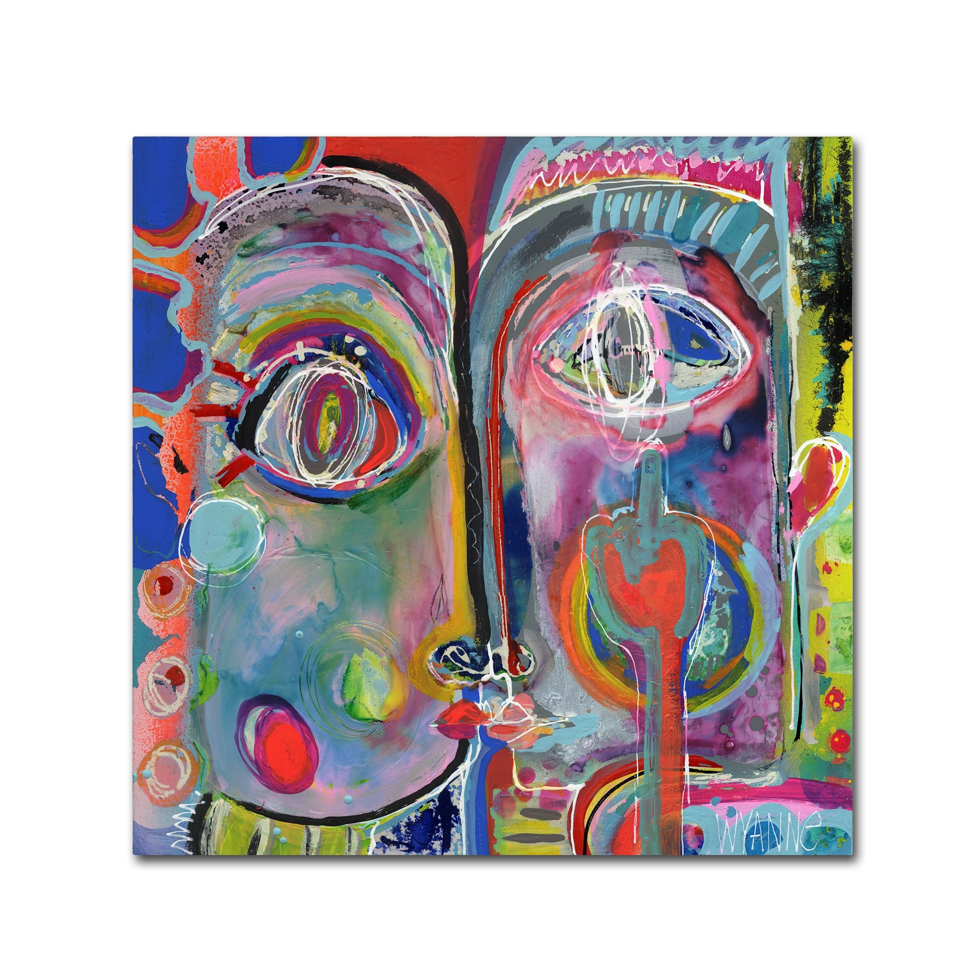 Wyanne 'What Youre Really Thinking' Canvas Art