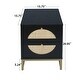 preview thumbnail 6 of 4, 2pcs Natural Rattan Nightstand Side Table With 2 Drawer 110 Lbs Load Capacity Bedside End Table For Bedroom Living Room