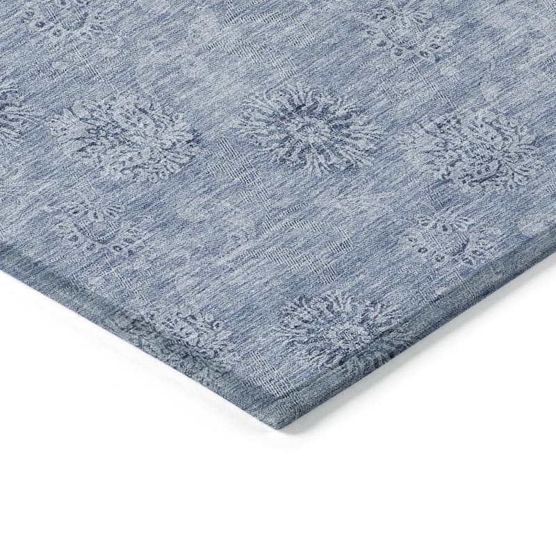 HomeRoots Floral Transitional Rectangle Outdoor Rug