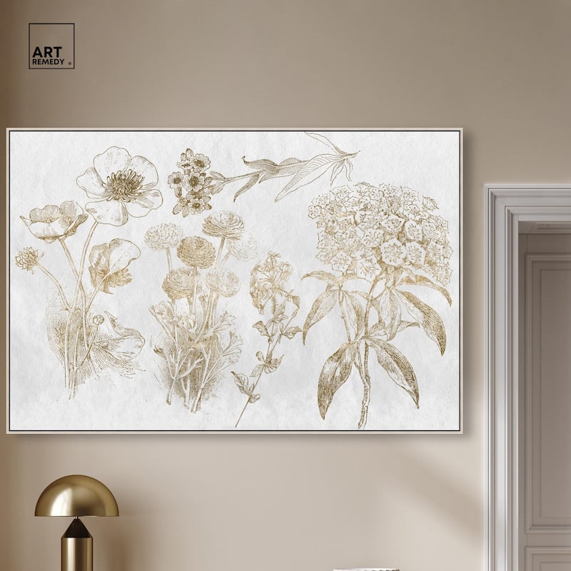 Floral Selection Canvas by Art Remedy