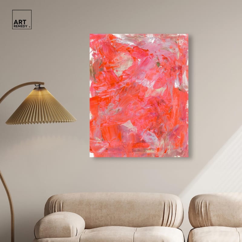 Shades of Red I Canvas by Art Remedy, Gallery Wrapped