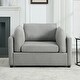 preview thumbnail 37 of 40, Roomfitters 50" Oversized Armchair with Ottoman, Modern Accent Chair, Lumbar Support, Reading Sofa for Bedroom