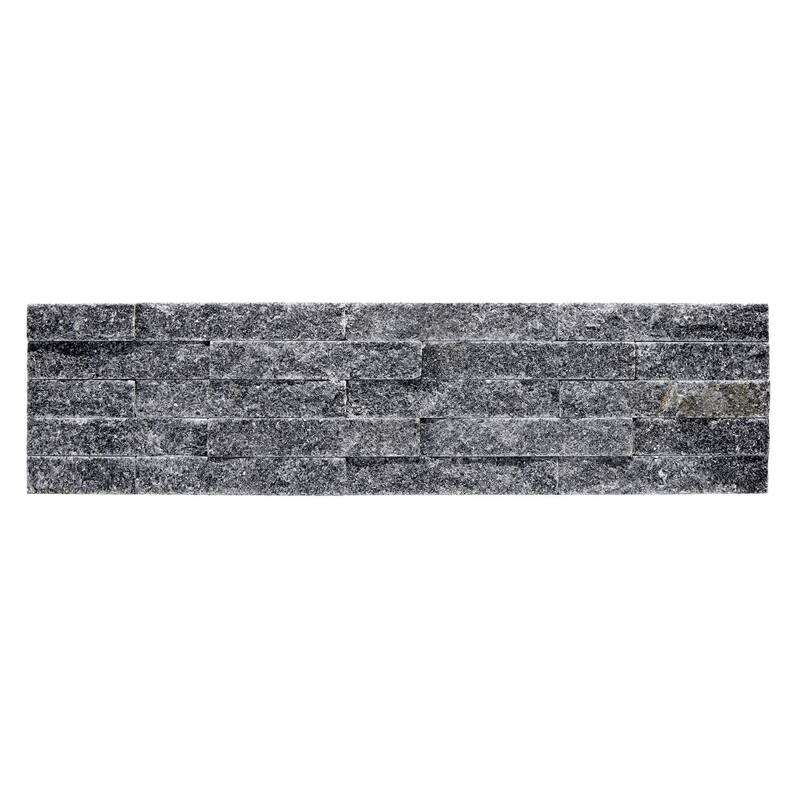 Slender Strip 3 in. x 12 in. Panel and 3 in. x 12 in. Corner Marble Wall Tile