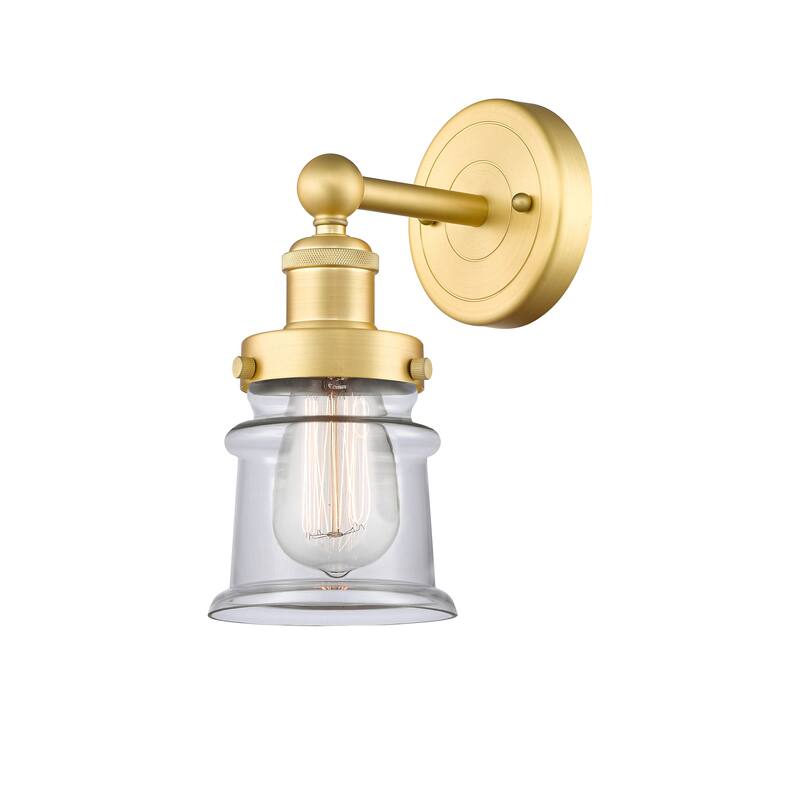 Innovations Lighting Canton - 1 Light 5" Sconce - Clear/Satin Gold