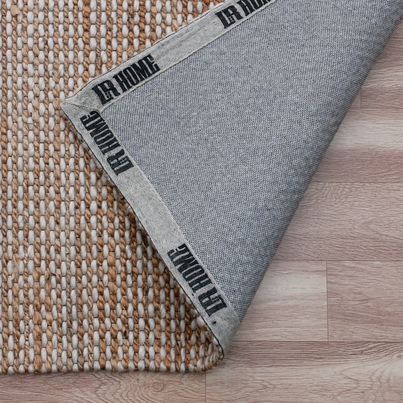 Sevita Farmhouse Jute and Wool Blend Indoor Area Rug