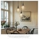 preview thumbnail 3 of 18, Modern 3-Light Kitchen Island Chandelier