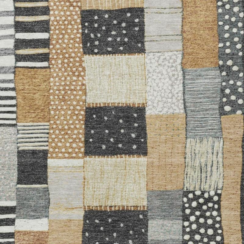 HomeRoots Geometric Transitional Rectangle Outdoor Rug