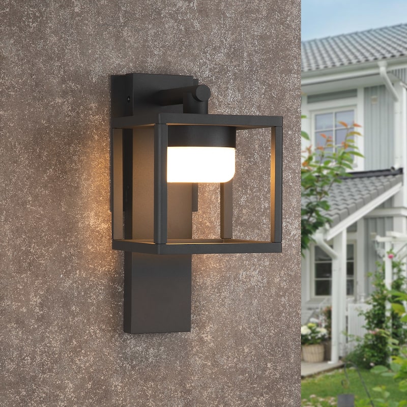 Wall Sconce Replaceable GX53 LED Bulb Porch Light 6.5W Modern Waterproof Wall Lamps 650 Lumen 3000k Warm White - gary