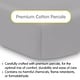 preview thumbnail 13 of 33, BreathableBaby Cotton Percale Fitted Sheet, For 52" x 28"/132 x 71 cm Crib & Toddler Bed Mattress, Solids (2-Pack)