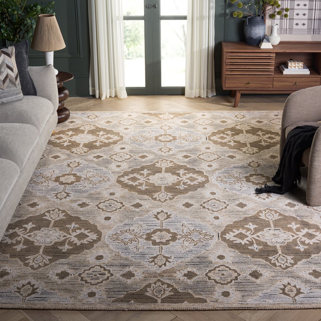 SAFAVIEH Handmade Kenya Teofanija Boho Rug