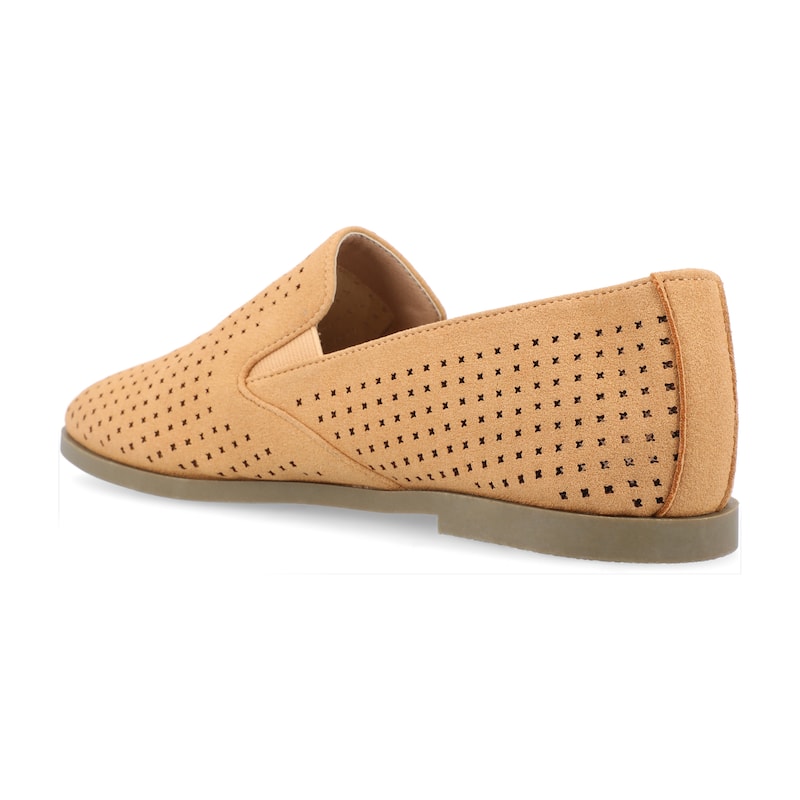 Journee Collection Women's Lucie Slip On Almond Toe Loafer Flats