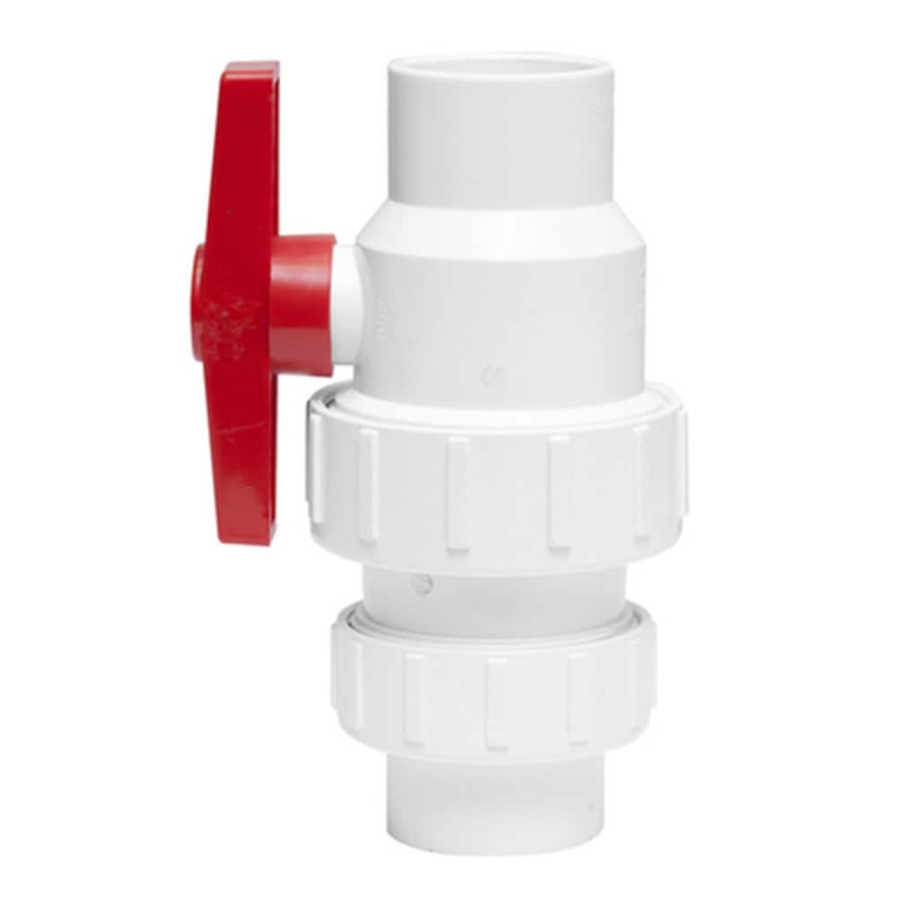 PROFLO 2" PVC Sweat Ball/Check/Union Combination Valve