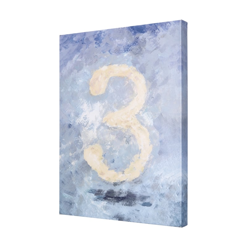 Numbers III (30 x 40) Canvas Art Print