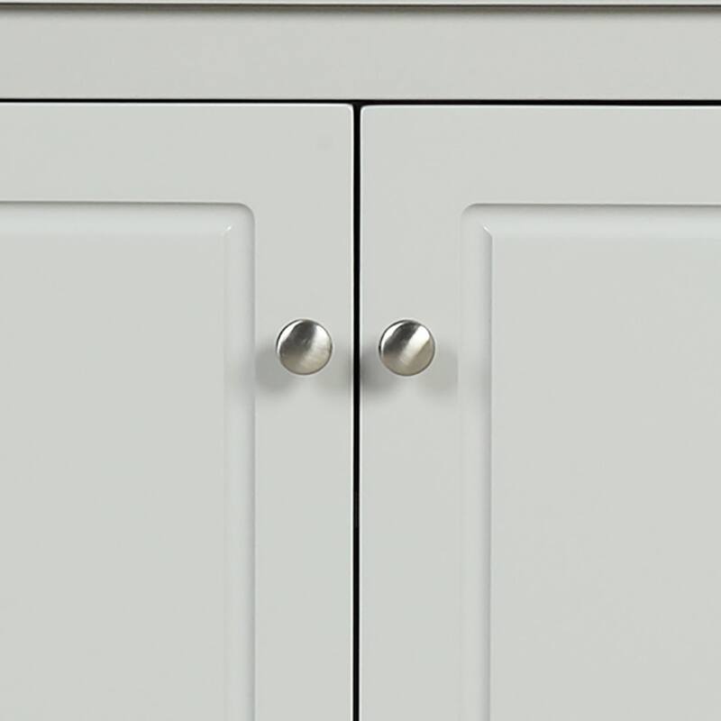 Modern Stylish Triangle Corner Storage Cabinet with Two Adjustable Internal Shelves