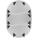 preview thumbnail 11 of 23, 3PC Mobile 86" Oval Wave Flexible Grey Kids Adjustable Activity Table Set