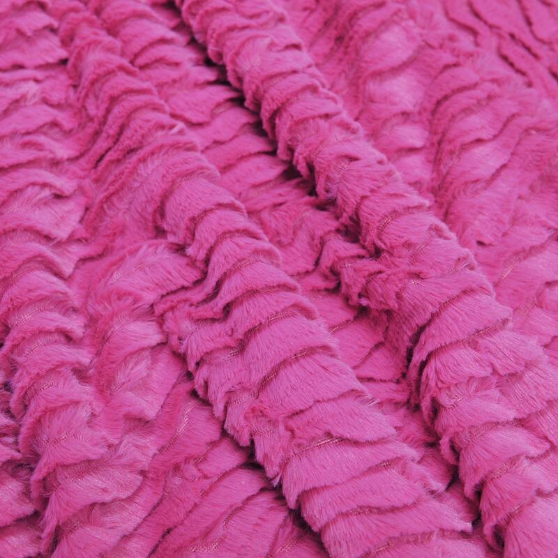Oversized Air Brushed FauxFur Throw