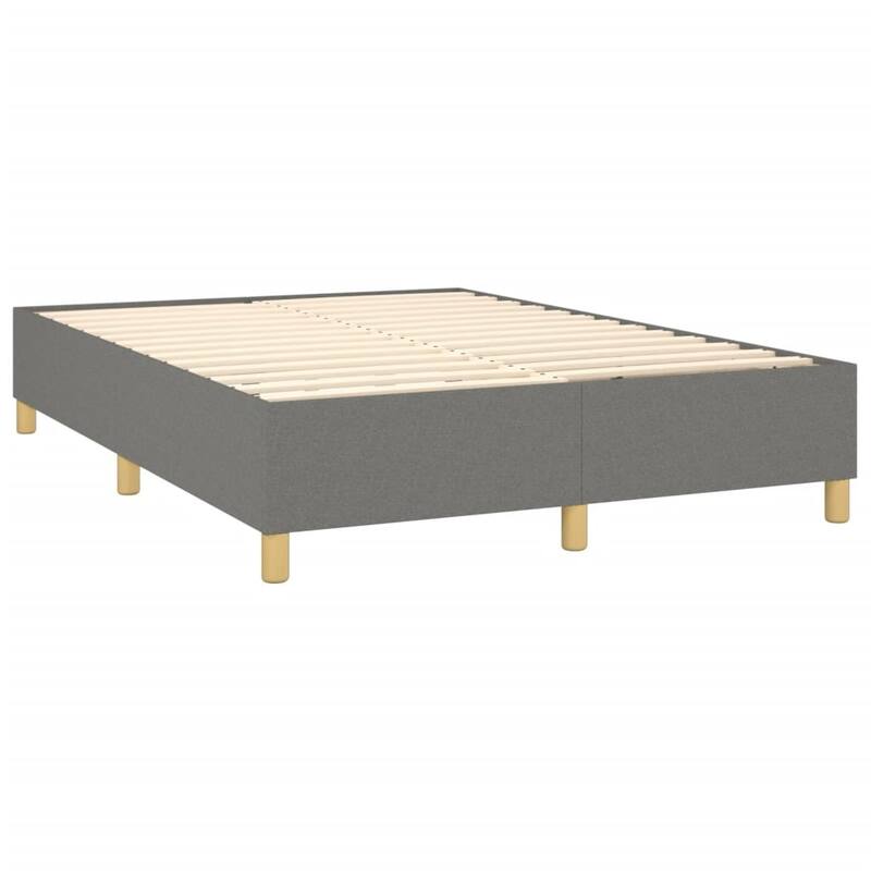 vidaXL Box Spring Bed Base Platform Bed Frame with Mattress for Bedroom Fabric