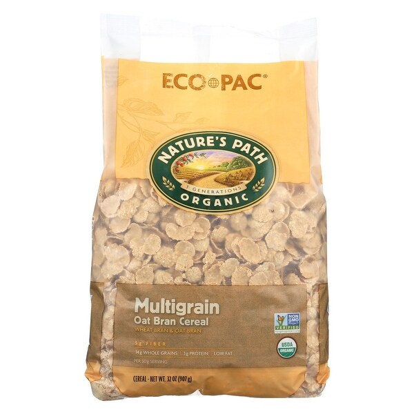 Nature's Path Organic Multigrain Oat-bran Cereal - Case of 6 - 32 oz.