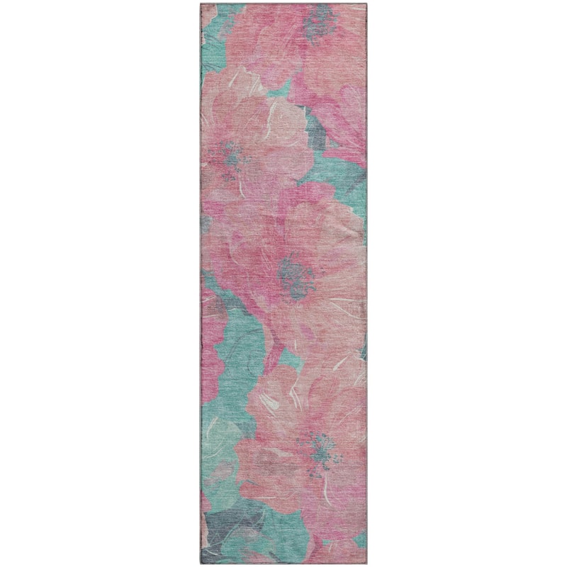 Premium Washable Super Soft Contemporary Floral Mayfield Rug