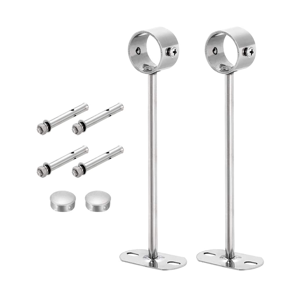 4 Set Ceiling Mount Curtain Rod Bracket