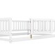 preview thumbnail 6 of 10, Full Size Montessori Floor Bed with Fence and Door, White