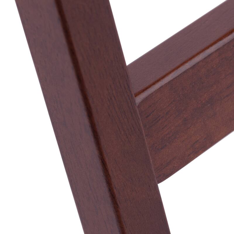 Alex Set of 2 Snack Tables Walnut Finish