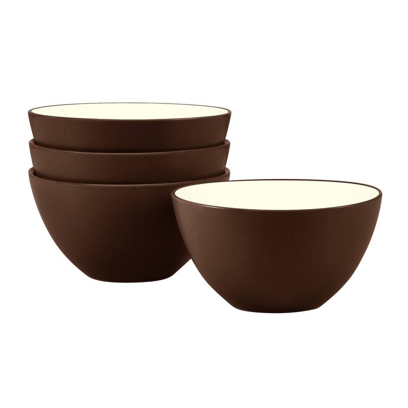Noritake Colorwave Set Of 4 Side/Prep. Bowls, 5", 12 Oz. - Chocolate