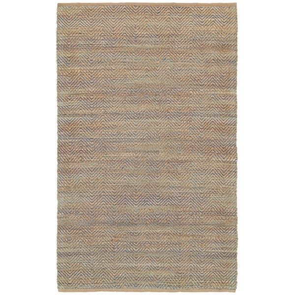 Shop Lr Home Hand Loomed Natural Fiber Clovis Cobalt Blue Jute Chenille Rug Overstock 9109222