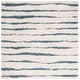 preview thumbnail 64 of 70, SAFAVIEH Venus Shag Moeidur 1.75-inch Thick Rug 6'7" Square - Ivory/Turquoise - Square