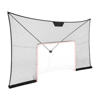 Hockey Goal Backstop Net Portable Indoor Outdoor Hockey Training Net