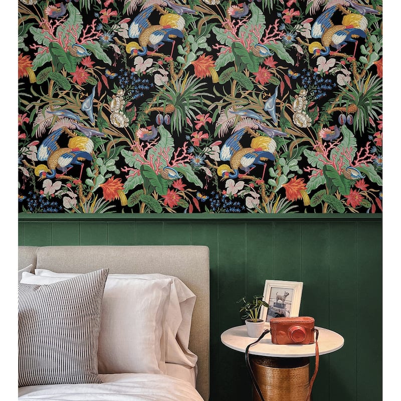 NextWall Tropical Canopy Peel and Stick Wallpaper