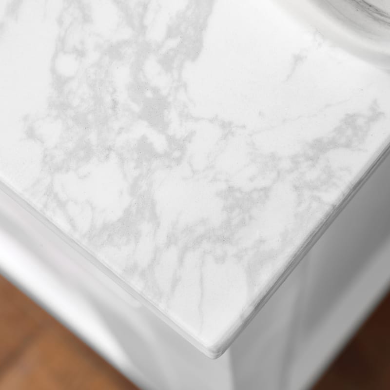 Athea Bathroom Vanity with White Engineered Marble Top