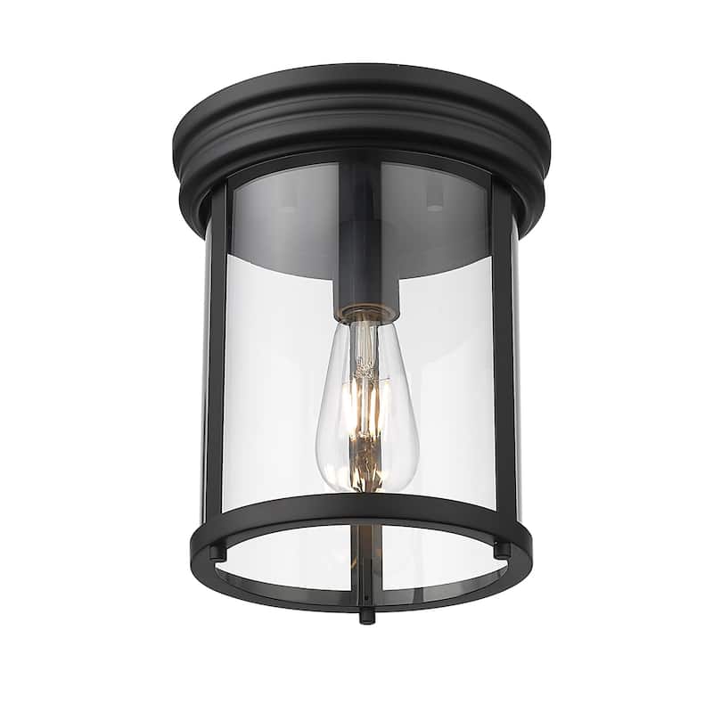 Z-Lite 742F9 Thayer 10" Wide Flush Mount Ceiling Fixture