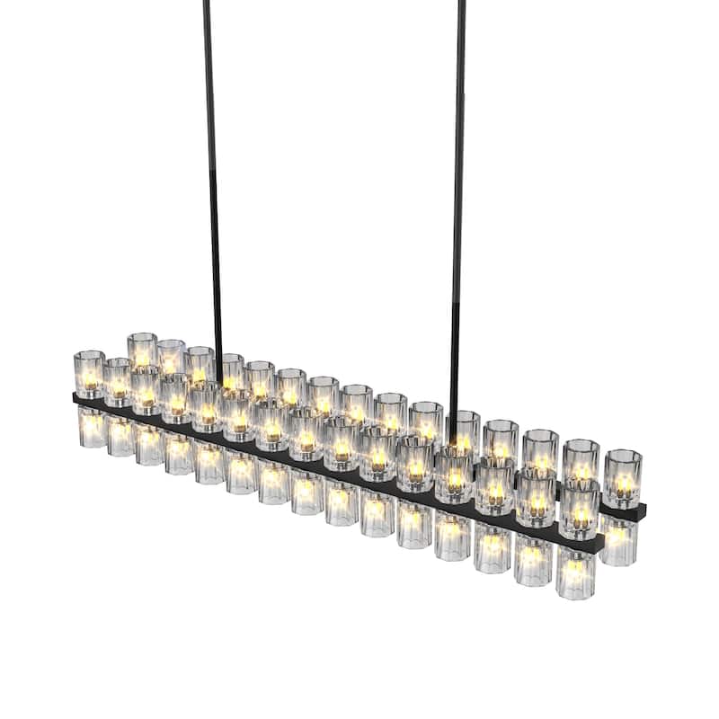 Rectangular Luxurious Crystal Chandelier