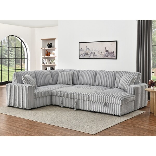 Oversized sleeper sectional discount