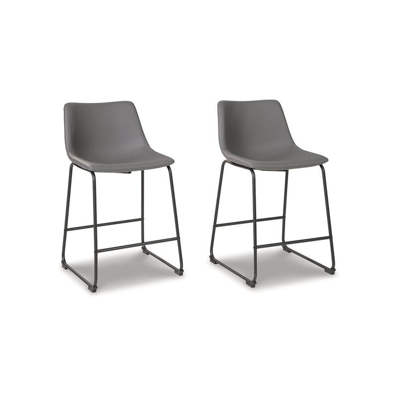 Signature Design by Ashley Centiar Counter Height Bar Stool (Set of 2)