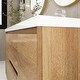 preview thumbnail 14 of 85, Floating Bathroom Vanity with Integrated Resin Top