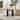 Round Wooden Coffee Table with 3 Black Metel Feet
