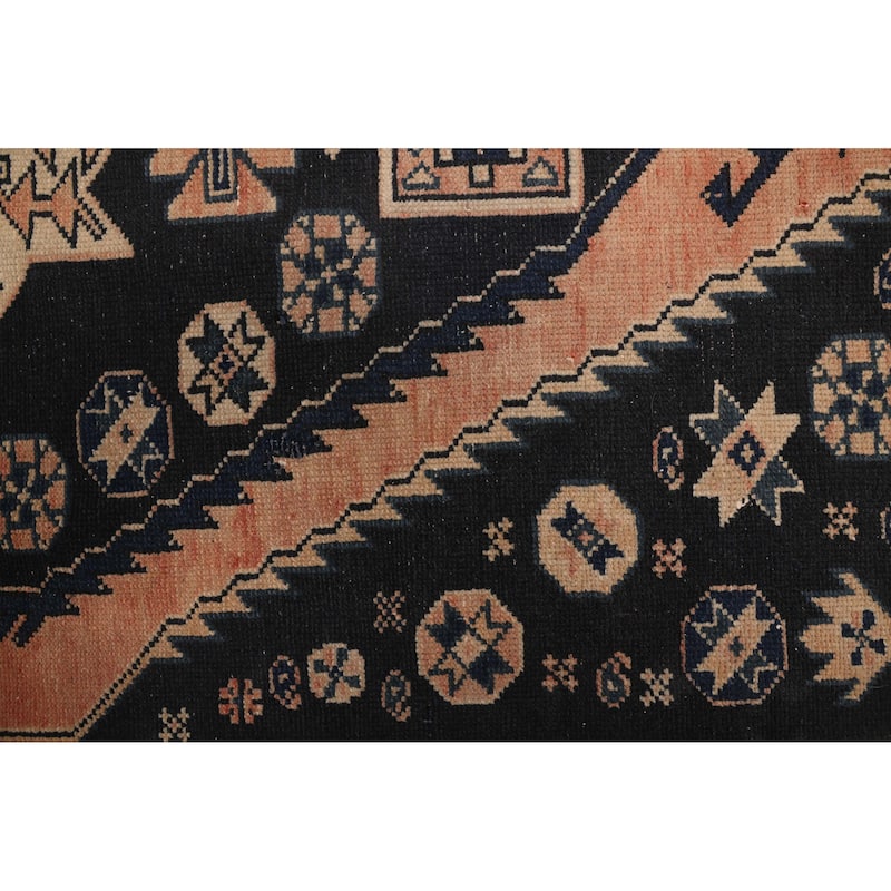 ECARPETGALLERY Hand-knotted Antalya Vintage Navy Wool Rug - 3'3 x 5'11