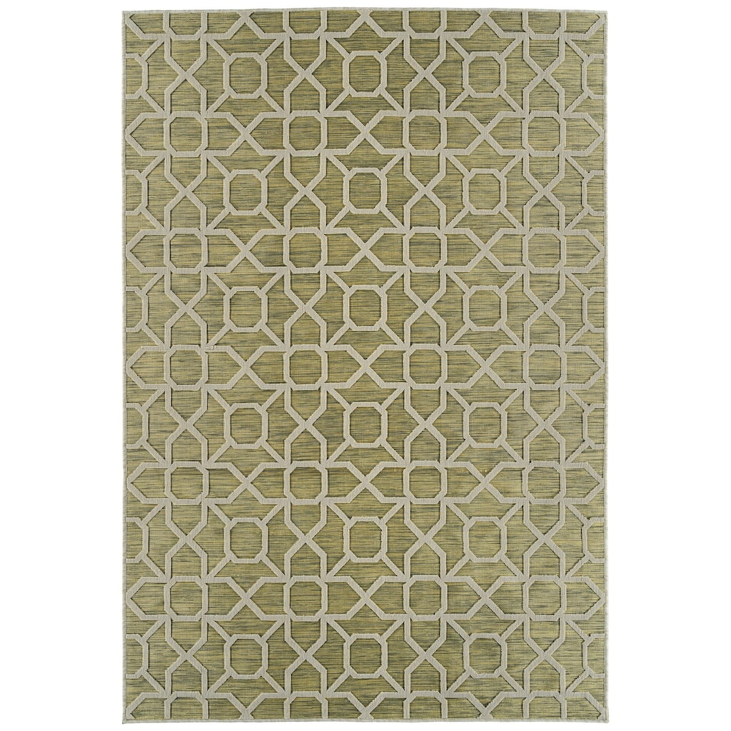 Kaleen Cove Collection Indoor Outdoor Polypropylene Area Rug