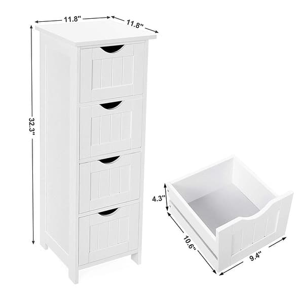 White Bathroom Storage with Drawers Bed Bath & Beyond 32782162