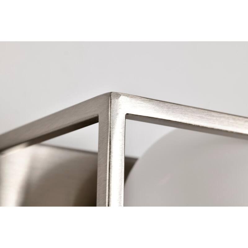 Jenkins 32 Inch 4 Light LED Vanity Brushed Nickel with Frosted Glass - Brushed Nickel