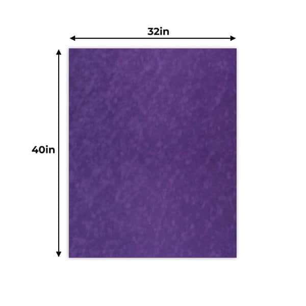CustomPictureFrames Purple Suede Texture 32 x 40 Photo Mat Board Full Sheet - Uncut