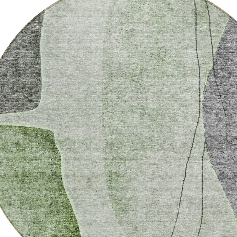 HomeRoots Abstract Transitional Rectangle Outdoor Rug