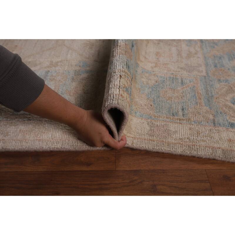 Oushak Turkish Area Rug Handmade Vegetable Dye Wool Carpet - 8'0"x 10'0"