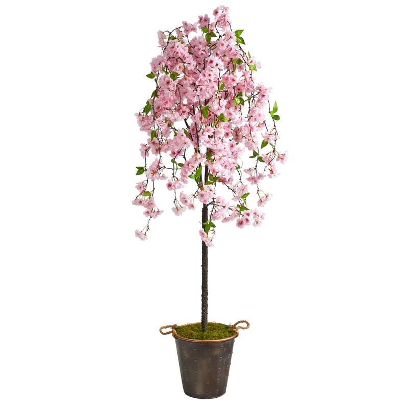 Artificial Orchid Arrangement in Vase - Classic Charm Faux Flowers Décor - Elegant Home Accent - Pink - 72